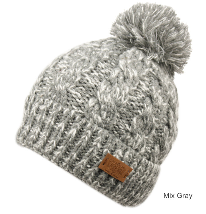 The Knit Pom Pom Beanie