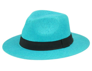 Paper Straw Panama Fedora Hat