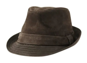 The Suede Leather Fedora