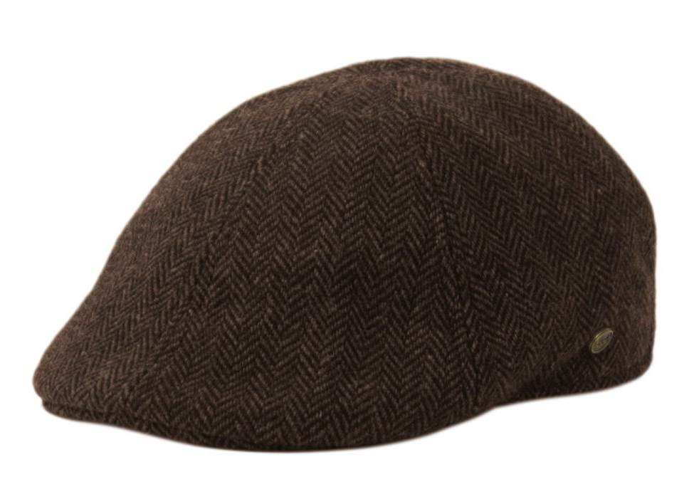 The Tweed Herringbone Duckbill Ivy Cap