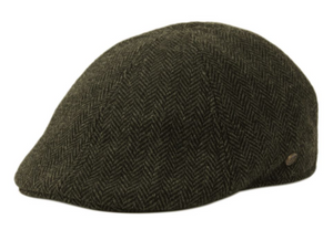 The Tweed Herringbone Duckbill Ivy Cap