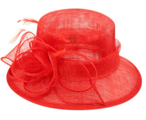 Sinamay Fascinator Cloche Hat