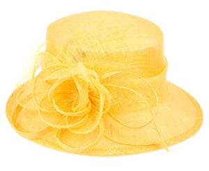Sinamay Fascinator Cloche Hat