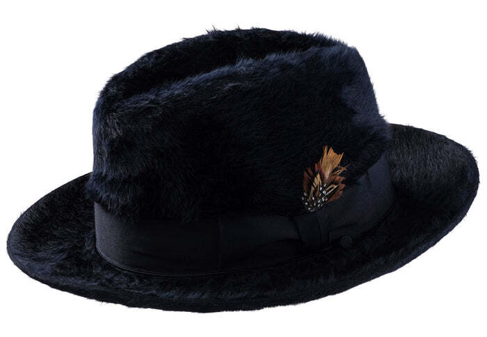 SELENTINO ALPHA BEAVER HOMBURG BLACK
