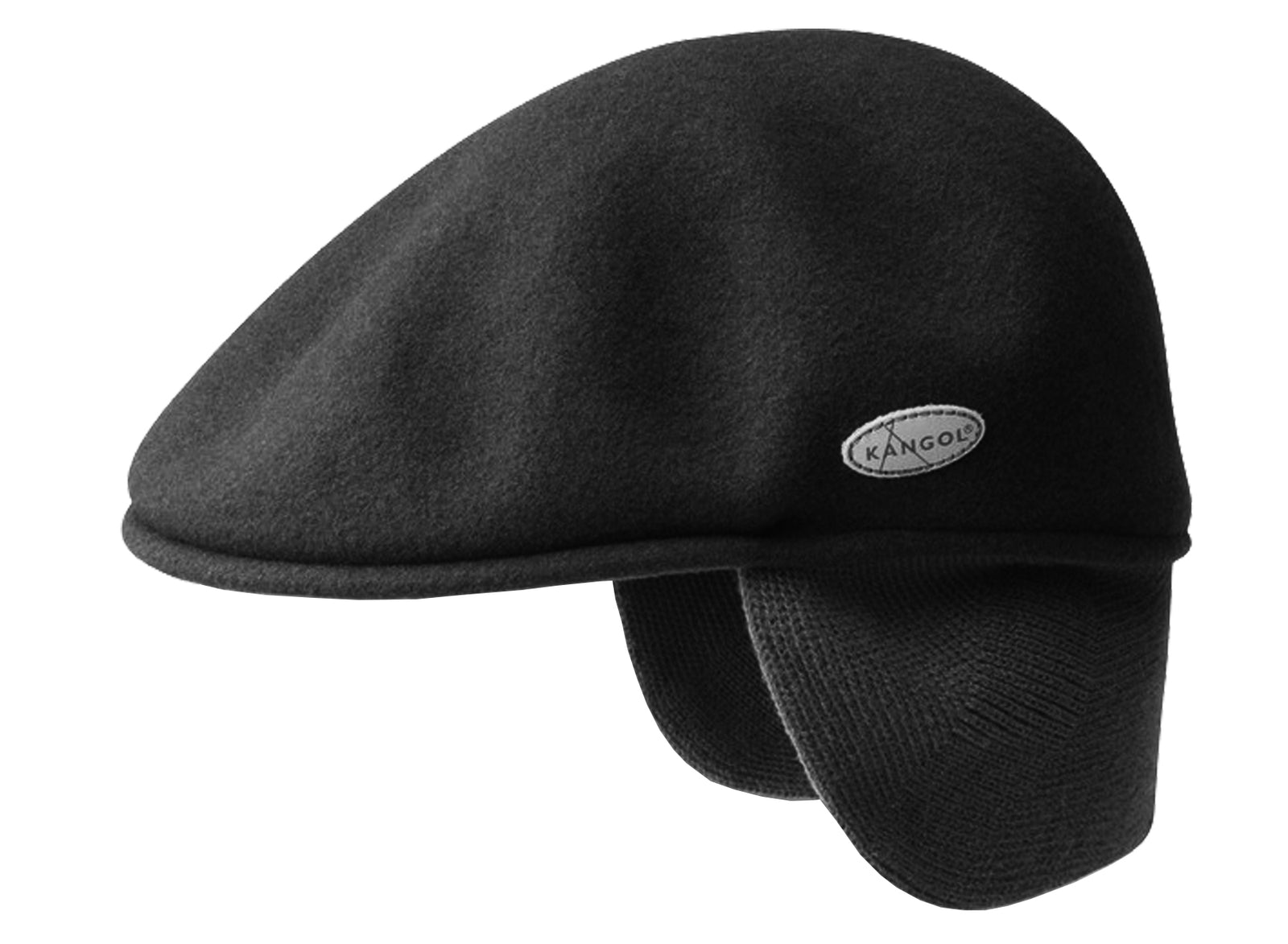 KANGOL WOOL 504 EARFLAP BLACK