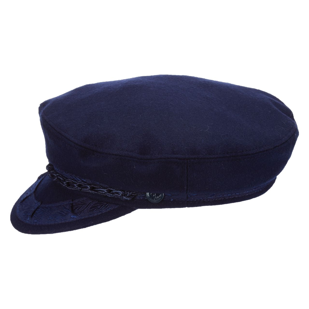 Greek Fisherman's Cap Wool Blend - Blue - Hats & Caps