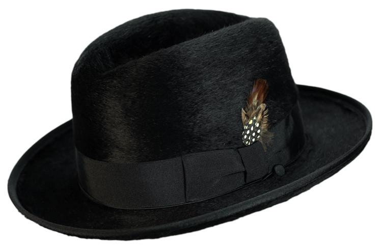 SELENTINO ALPHA BEAVER HOMBURG BLACK