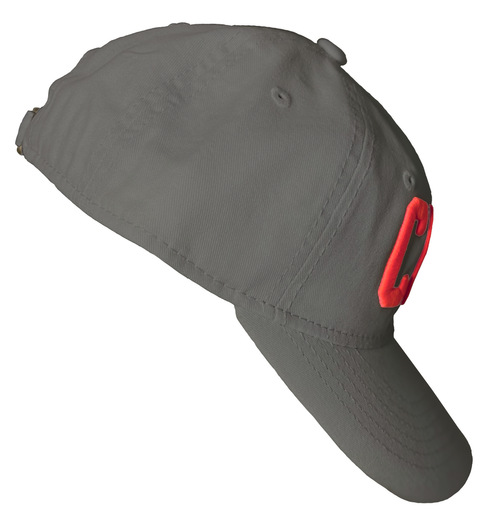 The CLE Baseball Cap - Gray/Red
