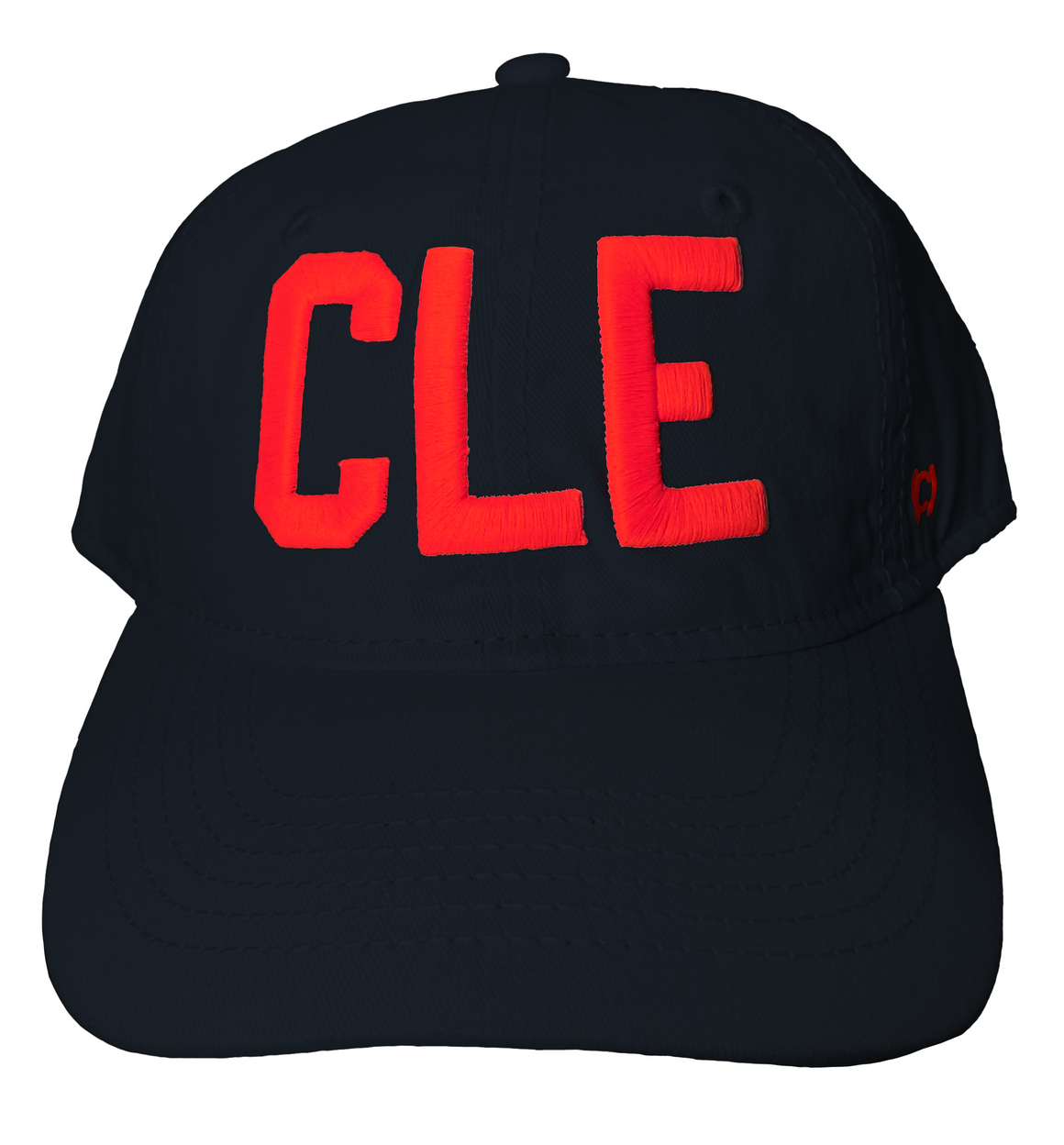 The CLE Baseball Cap - Navy/Red