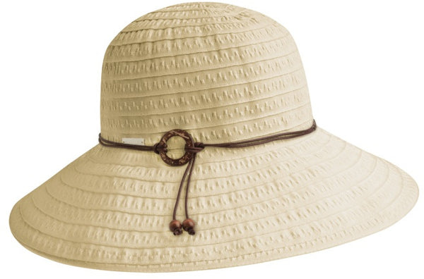 Betmar, Coconut Ring Safari Braid Hat in Black, UPF 50+, Excellent Condition Coconut_Ring_Safari_White_600x  main image 2