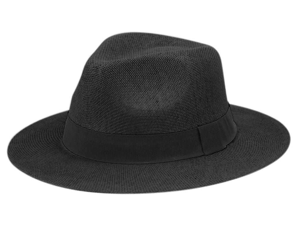 Paper Straw Panama Fedora Hat