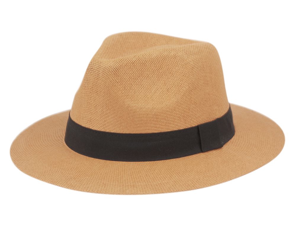 Paper Straw Panama Fedora Hat