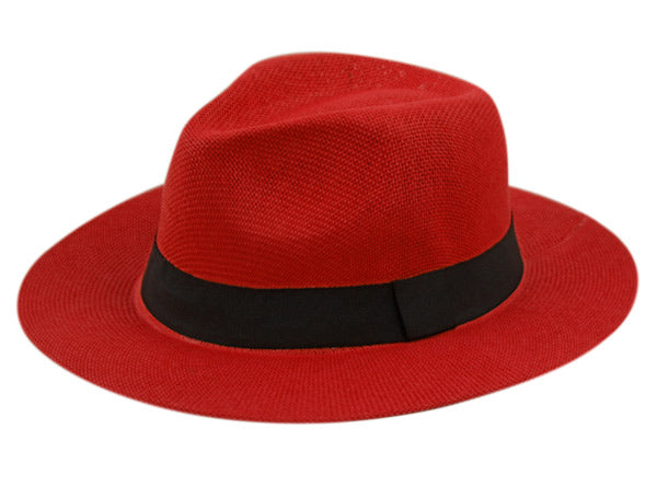 Paper Straw Panama Fedora Hat