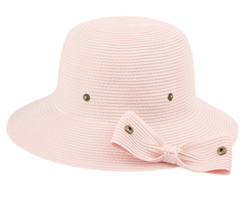 Packable Poly Braid Bucket Sun Hat