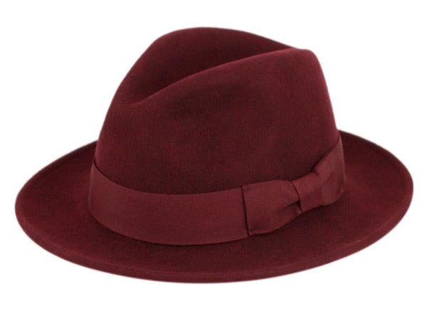 New York Hat Co Lite Felt Gambler Wool Brown Men's Hat 