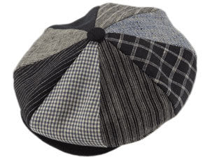 CAPAS LINEN PATCH NEWSBOY BROWN