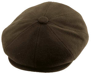 STEFENO RICARDO CASHMERE NEWSBOY BLACK